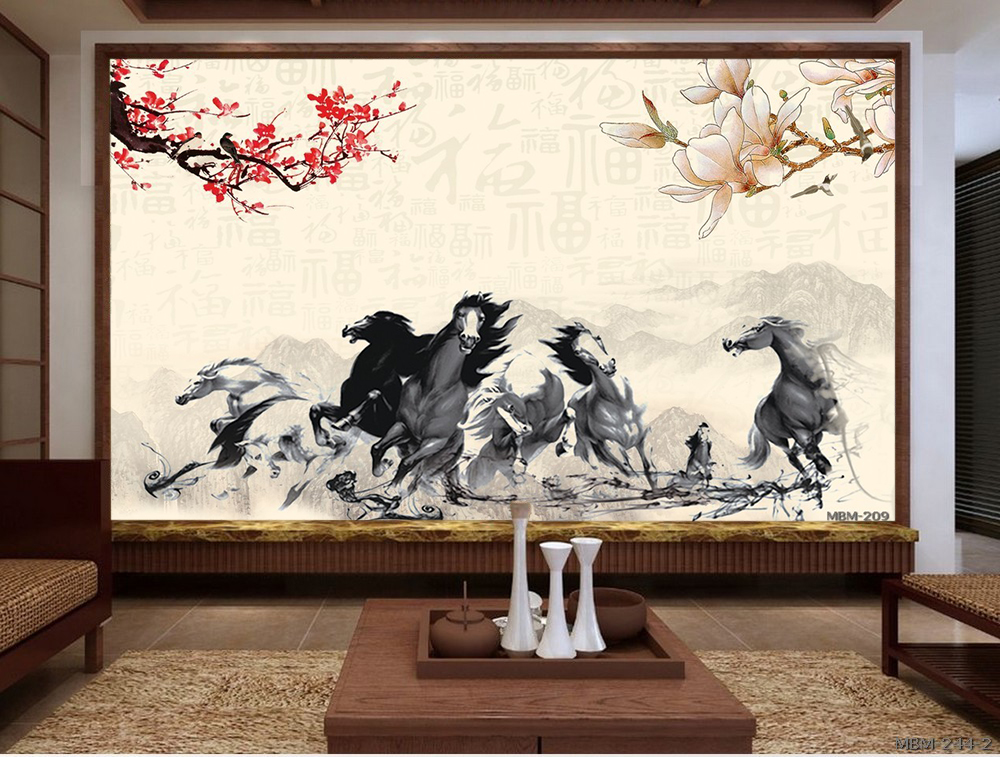 Tranh bát mã MBM-209KG